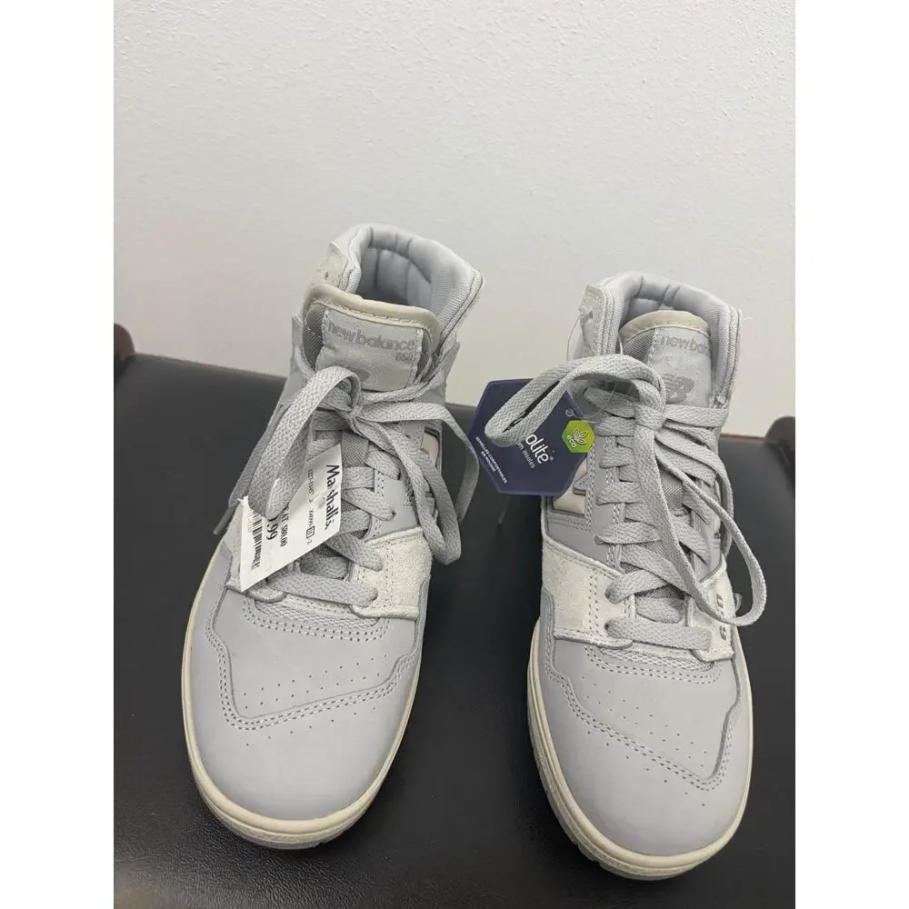 New Balance 650R BB650RGG Gray High Top Sneakers Men 6.5 Women 8 NWT Defect